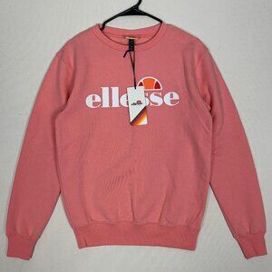 Ellesse Agata Crewneck Pink Women's Sweatshirt Small NWT